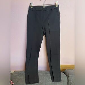 Tibi elastic skinny ankle‎ Crop Dress Pants Black Womens Size 00